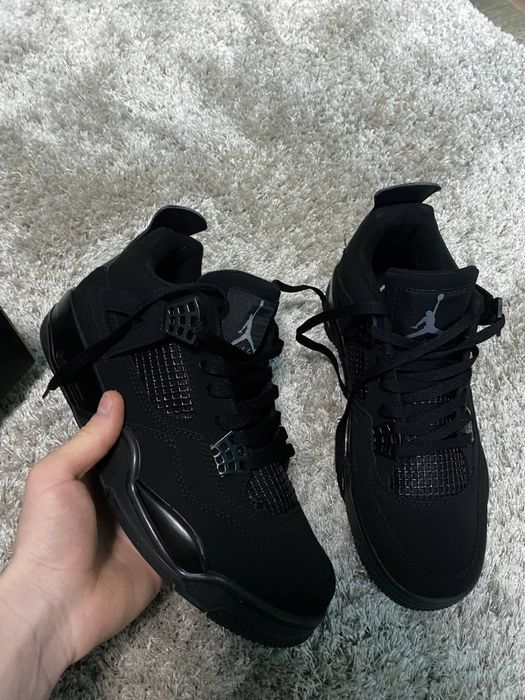 Кросівки Nike Air Jordan 4 / Jordan 4 black cat