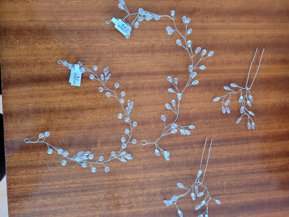 Pozostałości ślubne -Ozdoby do włosów