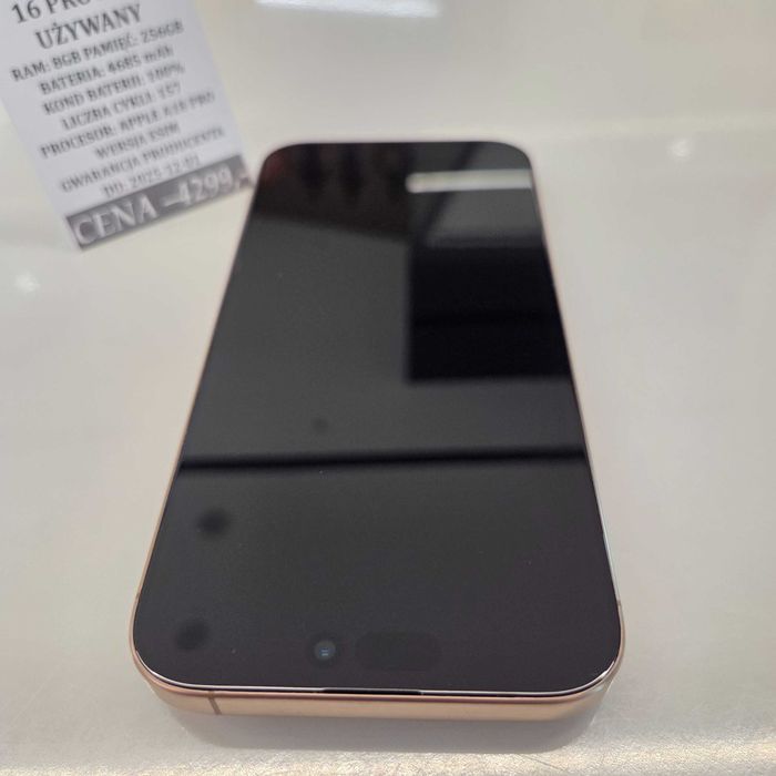 iPhone 16 Pro Max 256GB Bat 100% Topcase Vivo *Raty 0%