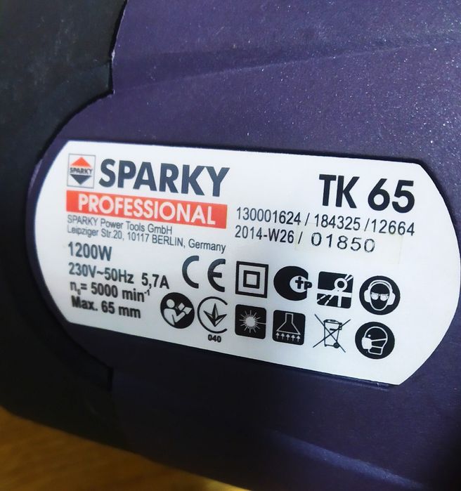 Ручная циркулярная дисковая пила Sparky ТК 65