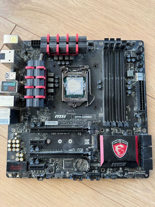 MSI Z97M Gaming + Intel Core i7 4770K zestaw płyta główna CPU