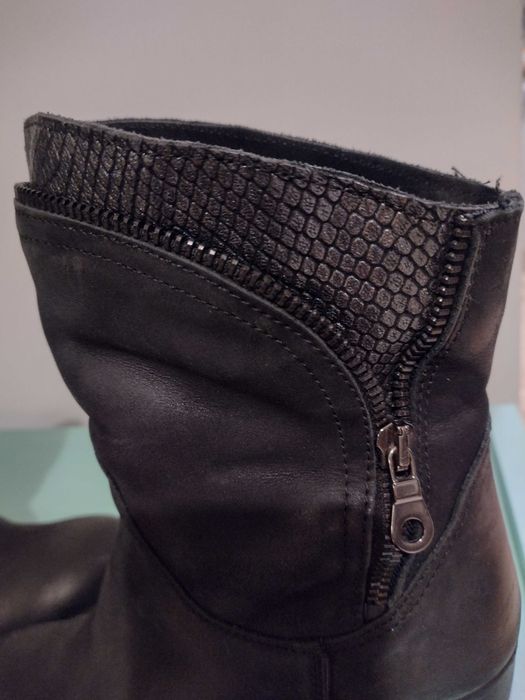 Botki Venezia ze skóry, rozmiar 37