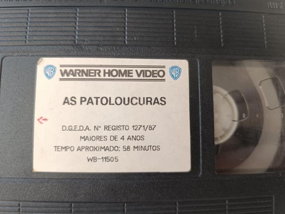 Cassete VHS As Patoloucuras