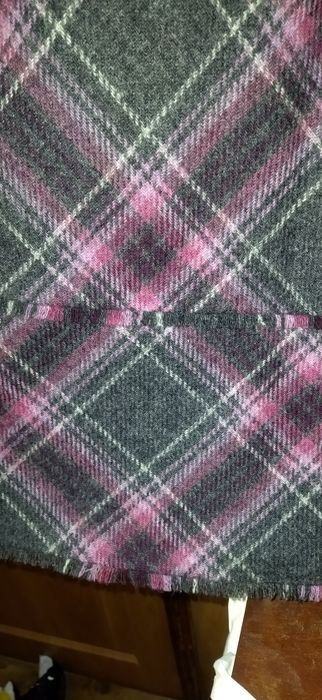 Теплая юбка Laura Ashley, Per una, шерсть, клетка.