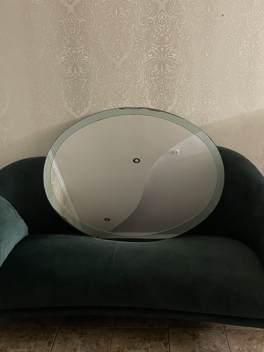 Дзеркало велике двошарове овальне