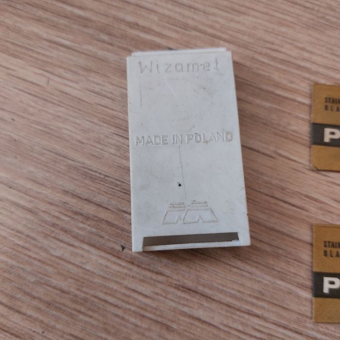 Żyletki polsilver prl wizamet stainless blades w pudełku 6 szt.