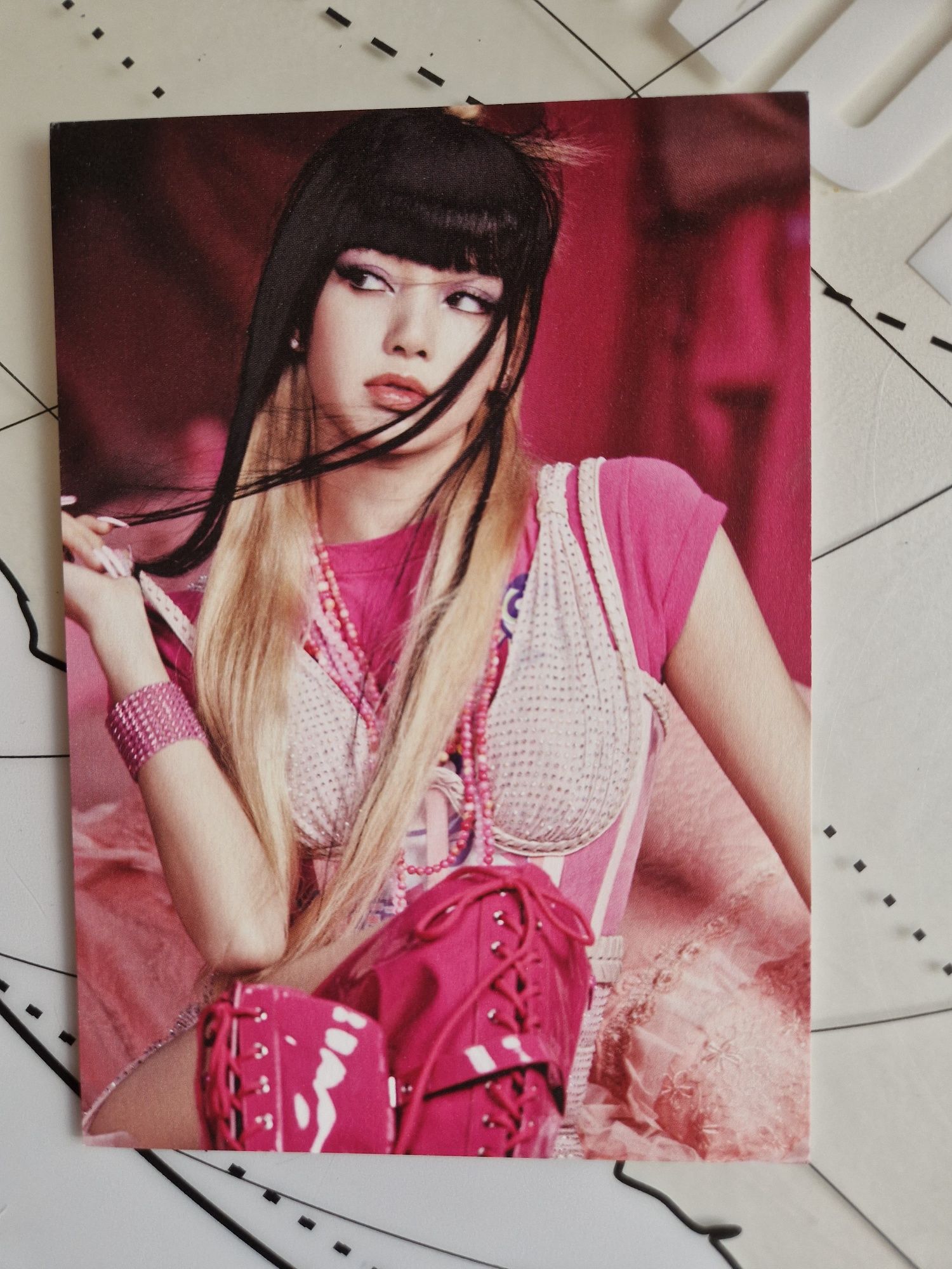 Lisa Blackpink Postcard Born Pink ver.pink Poznań Grunwald
