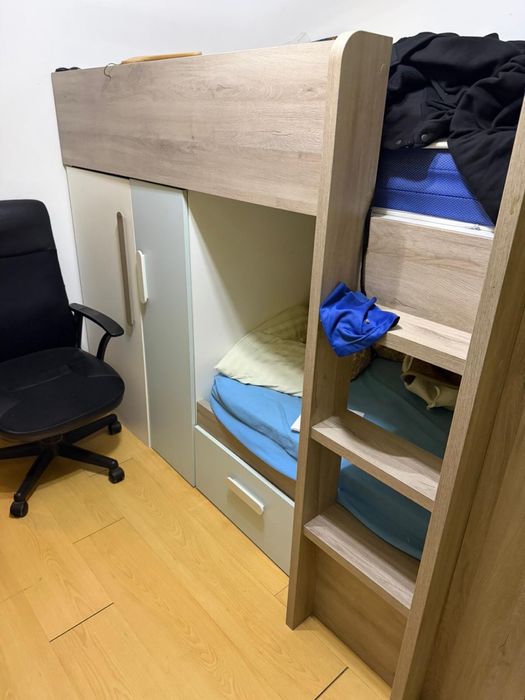 Beliche 90x190 + 2 colchões