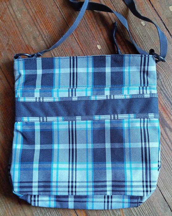 Dakine Lola 2l, damska torba przez ramię, crossbody, krata niebiesko-szara