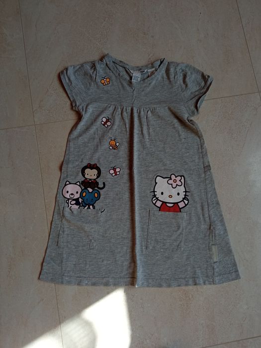 Sukienka 110/116 H&M bawełna lato  BDB