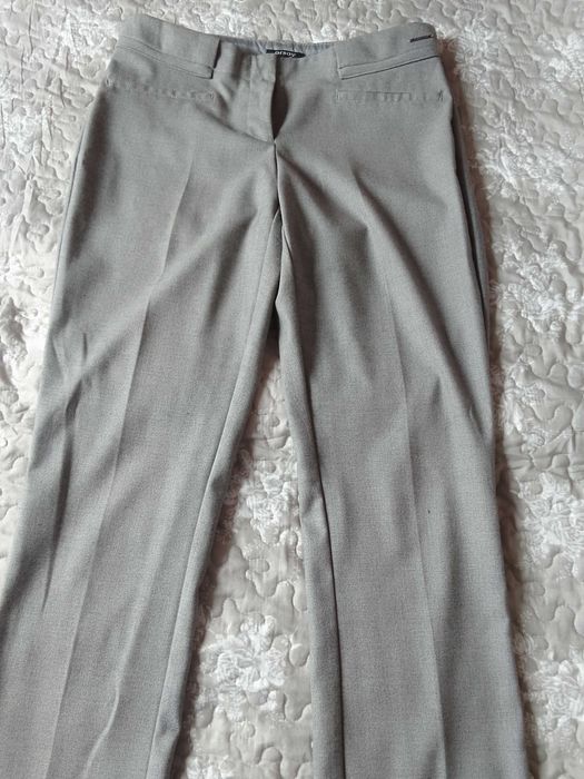 Eleganckie spodnie ORSAY – szare, klasyczne, rozm. 38