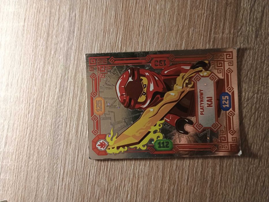 Karta LEGO NINJAGO „KAIi” Edycja Platynowa NOWA