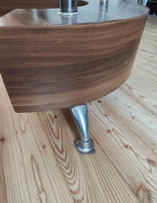 Ława duża szkło brąz