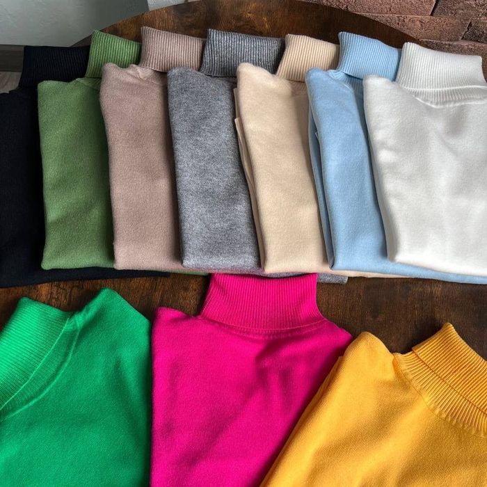 АКЦІЯ!Водолазка, гольфик під горло, гольф з підворотом.Розміри(42до56)