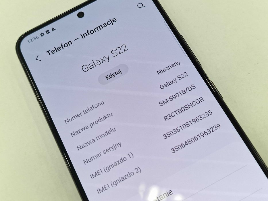 Samsung Galaxy S22 Dual SIM/ 8GB/ 128GB/ Grade C+/ Phantom Black