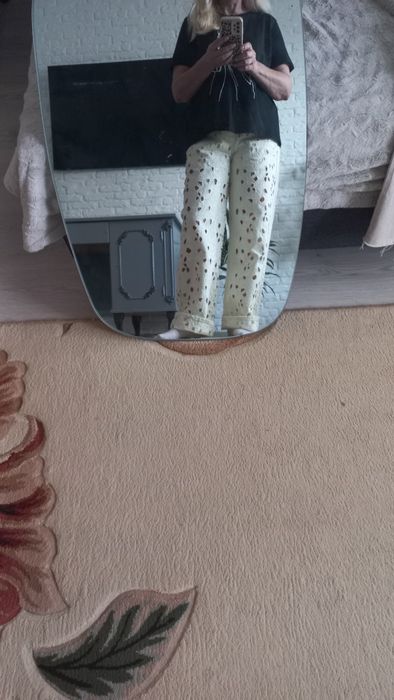 Джинси труби літні на Л розмір