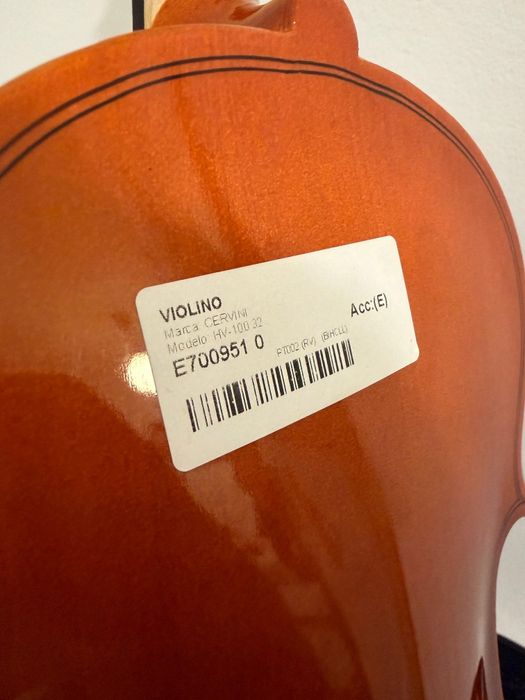 Violino CERVINI HV-100 3/4 – Como Novo | Com Arco e Estojo