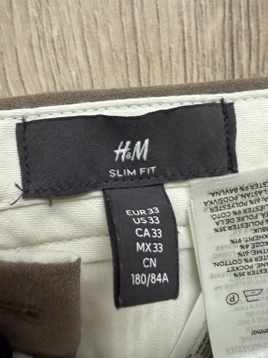 Spodnie męskie H&M rozm.33