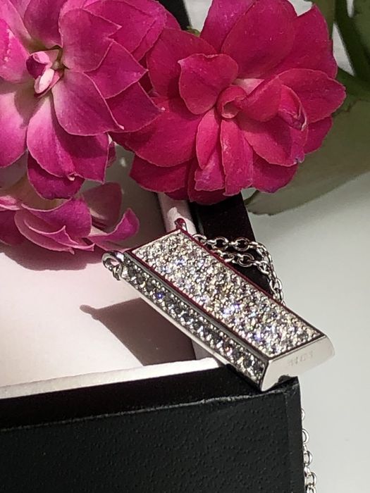 Срібний ланцюжок з підвіскою Sif Jakobs (Thomas Sabo,)цирконій