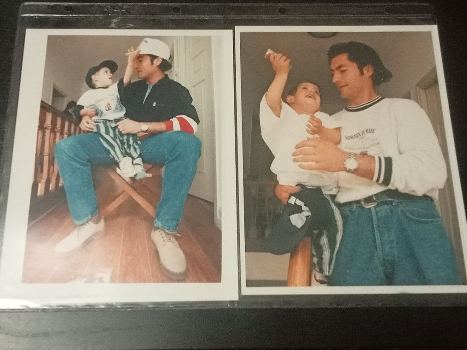 Duas fotografias originais Vítor Baia