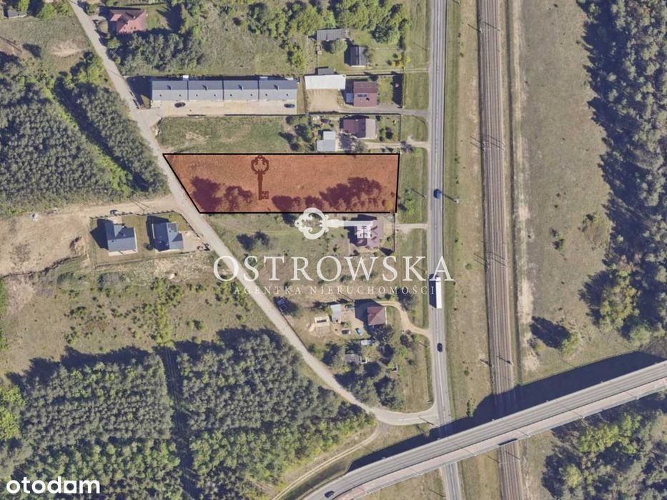 Atrakcyjna działka w Mławie, wydane WZ, 3471 m²
