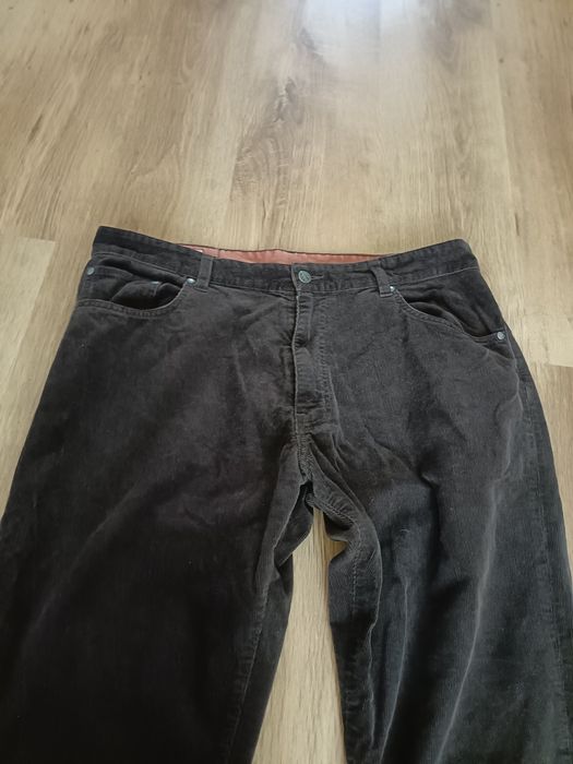 Spodnie Lacoste xl 48 jeansy Struksy brązowe L
