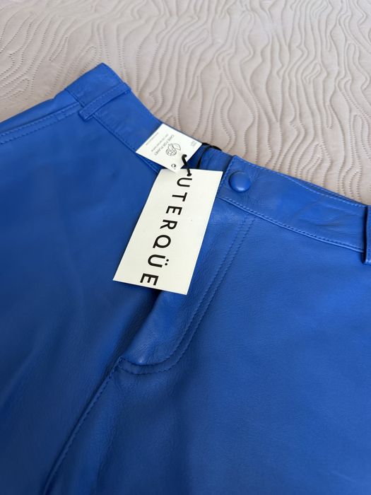 Шкіряні нові брюки Uterque