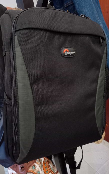 2 objetivas Canon 50 stm e 18-135 nano, filtros e mochila