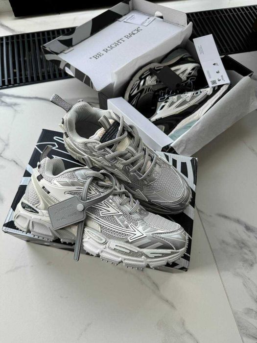 Кросівки Off-White Be Right Back Grey / кроси Офф-Вайт Бі Райт сірі