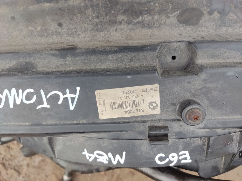 Komplet chłodnic BMW E65 M54 automat Stan bdb 3.0 2.5 2.2 Oryginalne