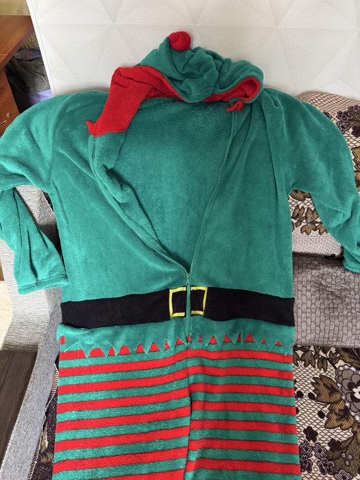 Чоловічий домашній, мʼякий комбінезон Гном