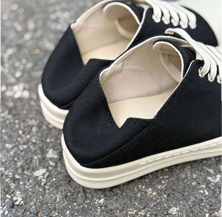 Rick Owens DRKSHDW Ramones Low,Рик овенс рамоны,с загнутым задником