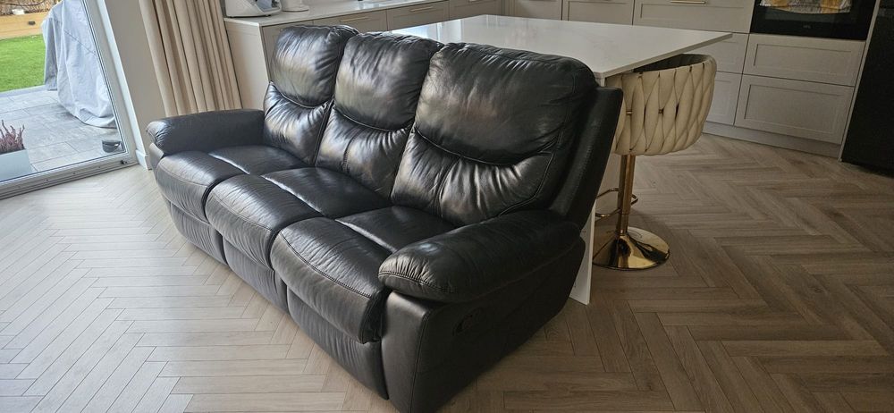 SOFA/KANAPA skórzana z relaksami
