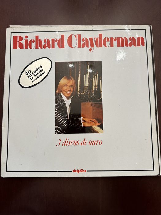 Richard Clayderman - 3 Discos de Ouro em Vinil