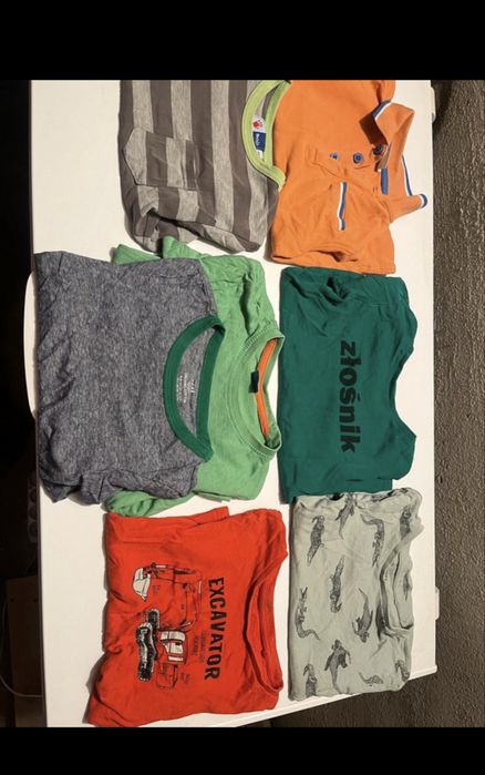 Koszulki chlopiece zestaw wielopak