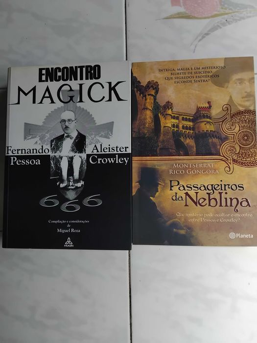 2 Livros Diversos de Oculto e Mistério - Encontro entre Fernando Pessoa e Aleister Crowley