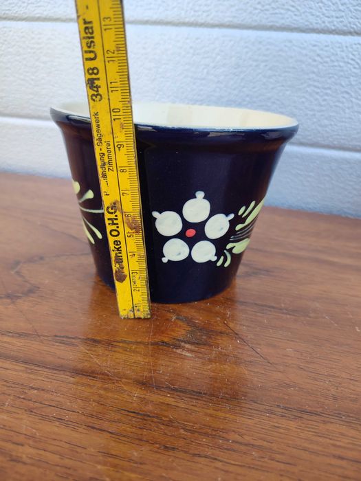 Ceramiczna Osłonka - Ręcznie malowana - Sygnowana - Design C