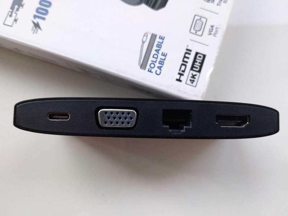 USB хаб Promate 6-1  USB-C PD 100 Вт  Gigabit Ethernet   HDMI   VGA