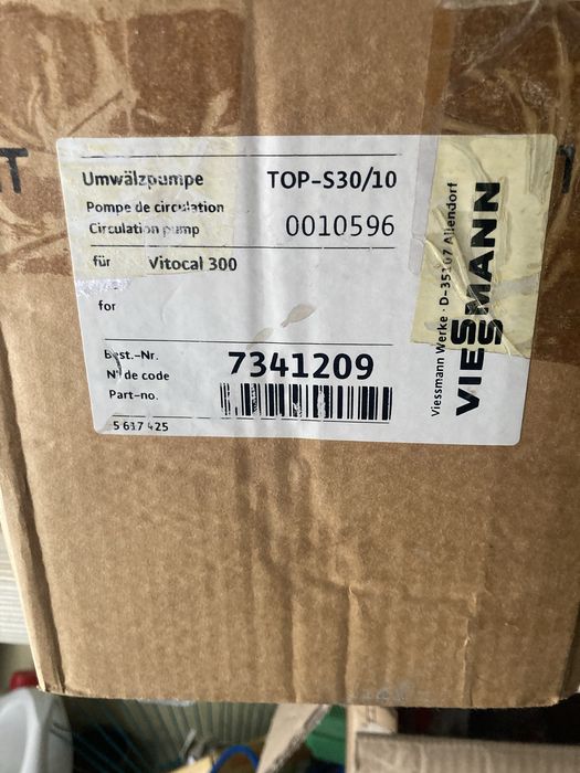 Циркуляційний насос Wilo TOP-S 30/10 (Viessmann) — новий