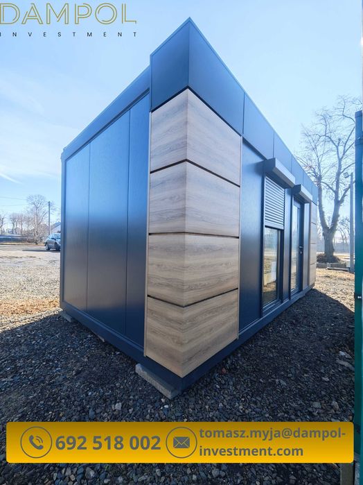 domek mobilny całoroczny - 6x3m/ kontener /domek letniskowy /ROD
