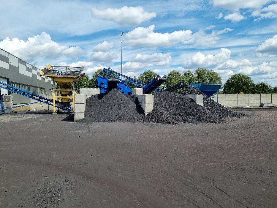 Bloki betonowe z transportem silos zasieki lego