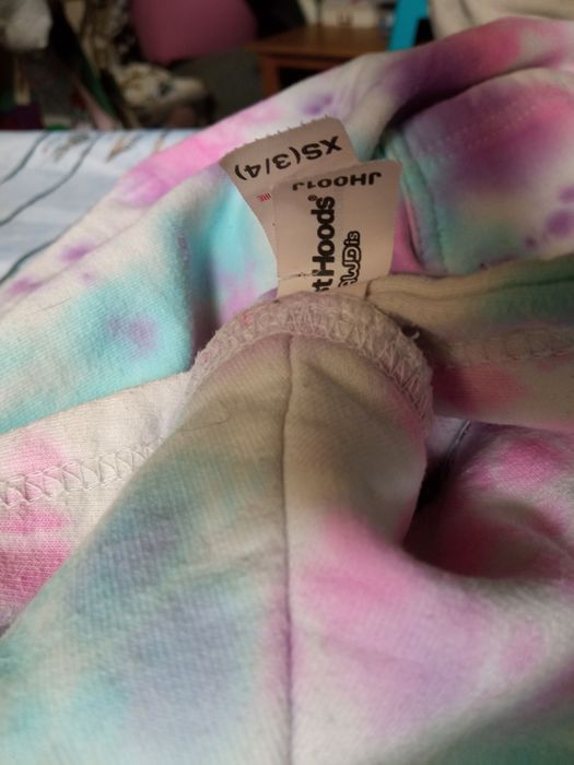 Bluza dziewczęca z kapturem 98/104