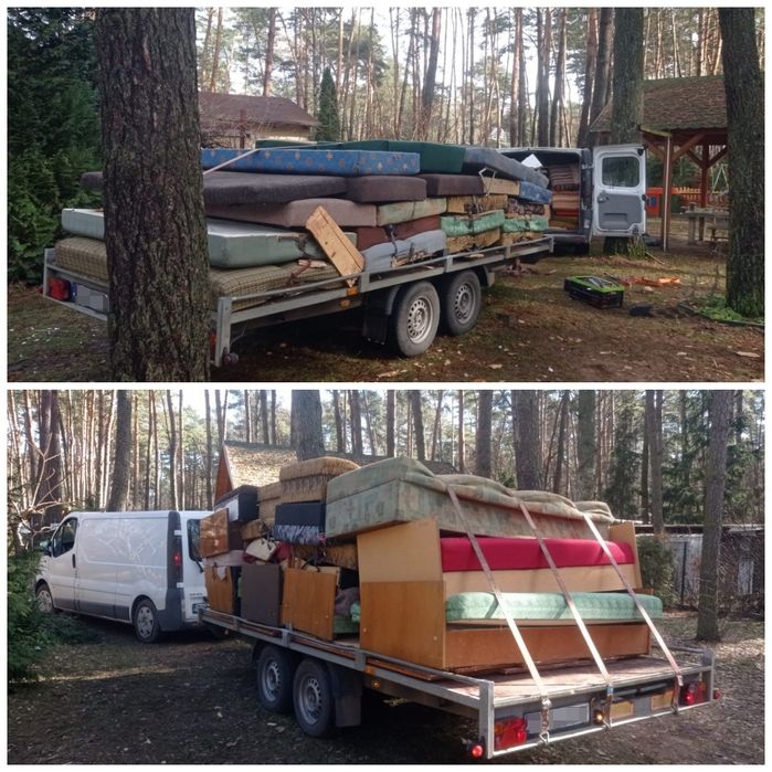 Wywóz odpadów mebli likwidacja mieszkań biur sprzątanie działek piwnic