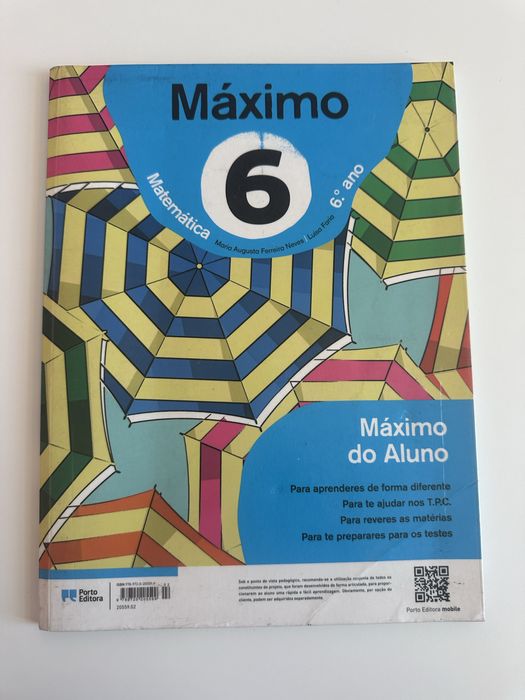 Manual de Matemática 6 ano “Máximo” com Caderno de Atividades