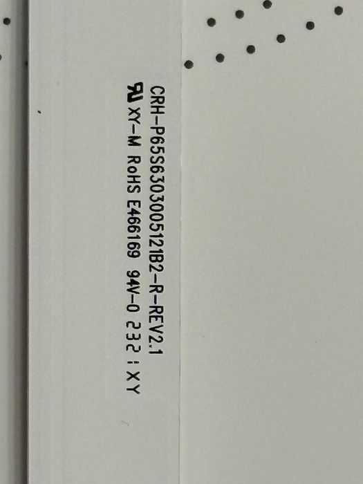 підсвітка CRH-P65S6303005121B2-R-REV2.1