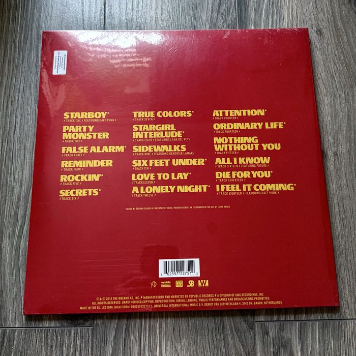 The Weeknd - Starboy 2LP (2016, folia)