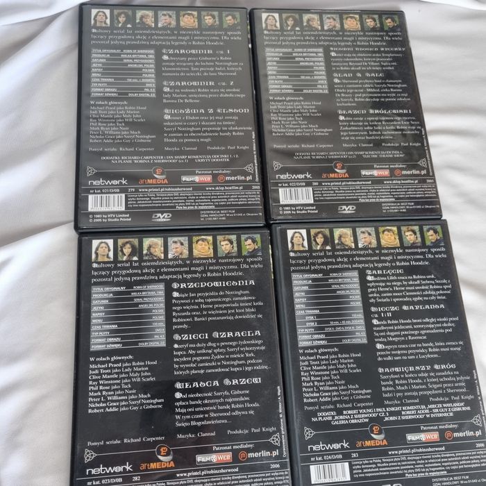 Robin z Sherwood Kolekcja Dvd 1+2 seria