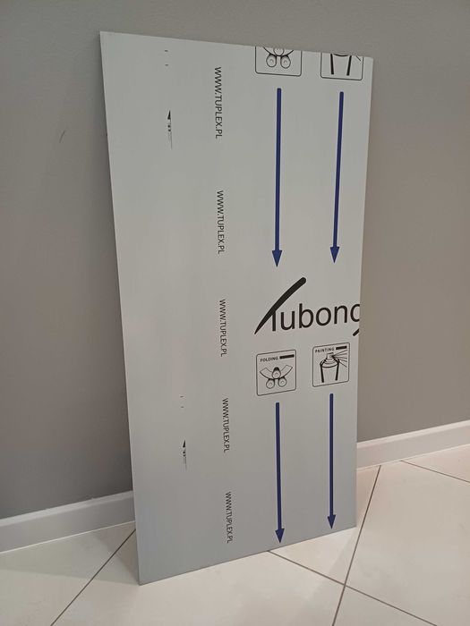 Tubond, Dibond, Biały 100x50 cm, 2 mm