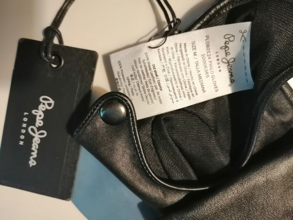 Luvas em pele mulher Pepe Jeans NOVAS COM ETIQUETA