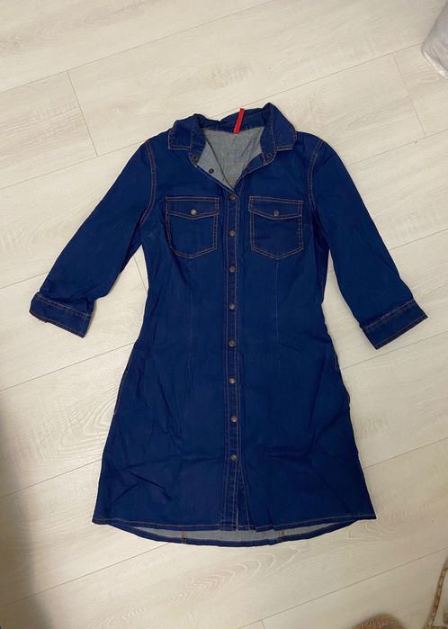 Джинсовое платье, размер S